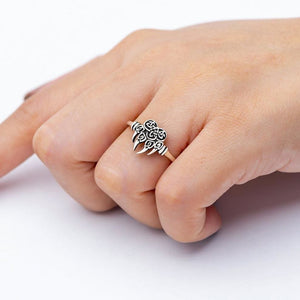 925 Sterling Silver Ladies Veles Ring