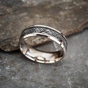 Dragon Scale Wedding Band-Viking Jewelry-Norse Spirit