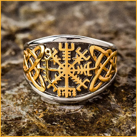 Vegvisir dual color ring