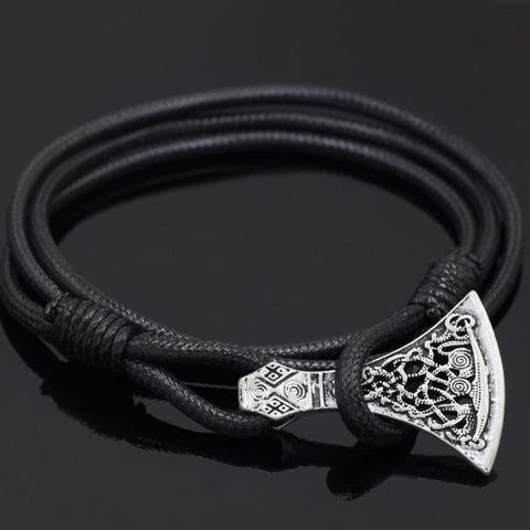 Mammen style axe in a leather bracelet