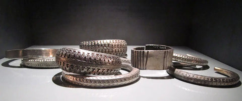 Viking bracelets from the Spillings hoard in Sweden