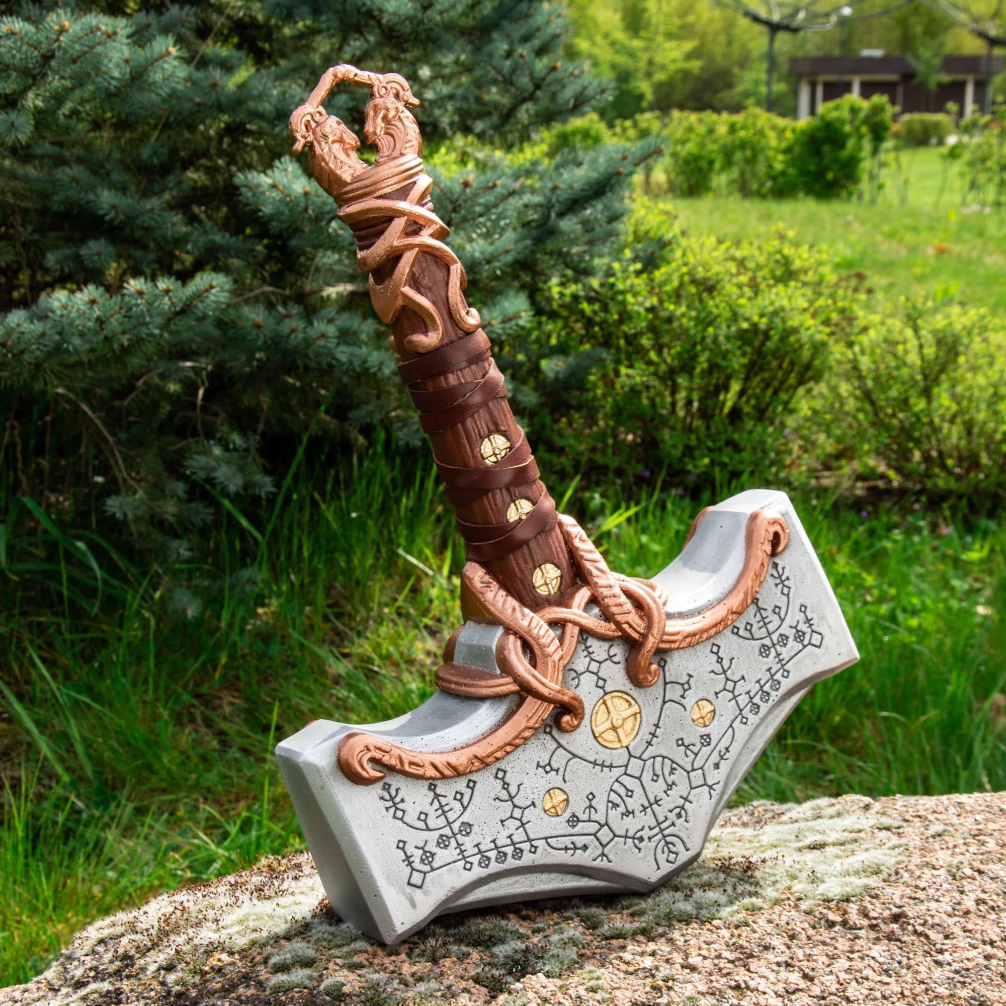 Bronze Ragnarok Mjolnir Hammer