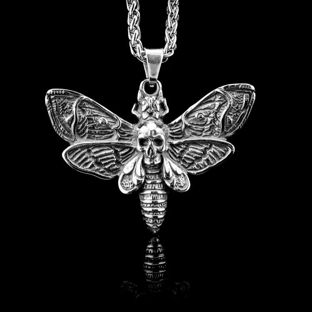 Death Head Moth Necklace Large - Norse Spirit