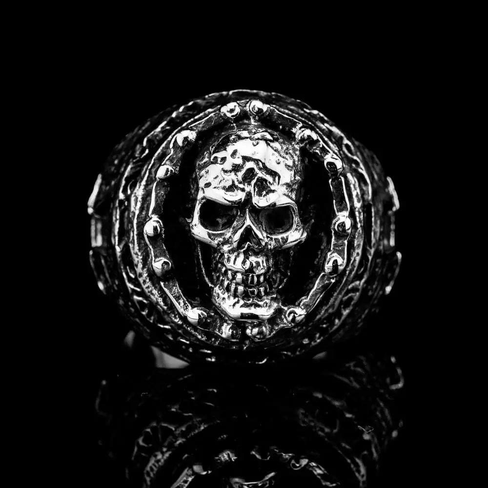 Dead End Rings Death Head Ring - Norse Spirit