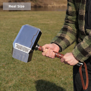 Extra Large Mjolnir Hammer With Stand