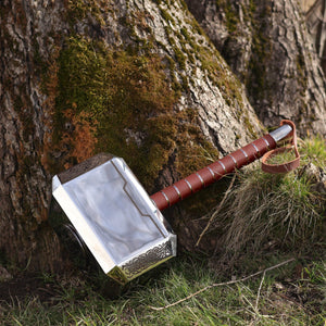 Extra Large Mjolnir Hammer With Stand