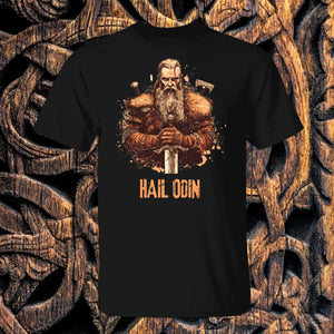 Hail Odin Black T-Shirt