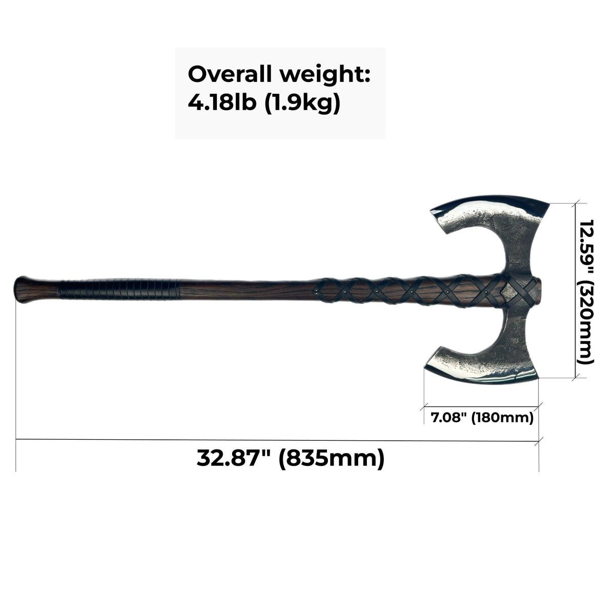 Hand Forged Double Bladed Axe