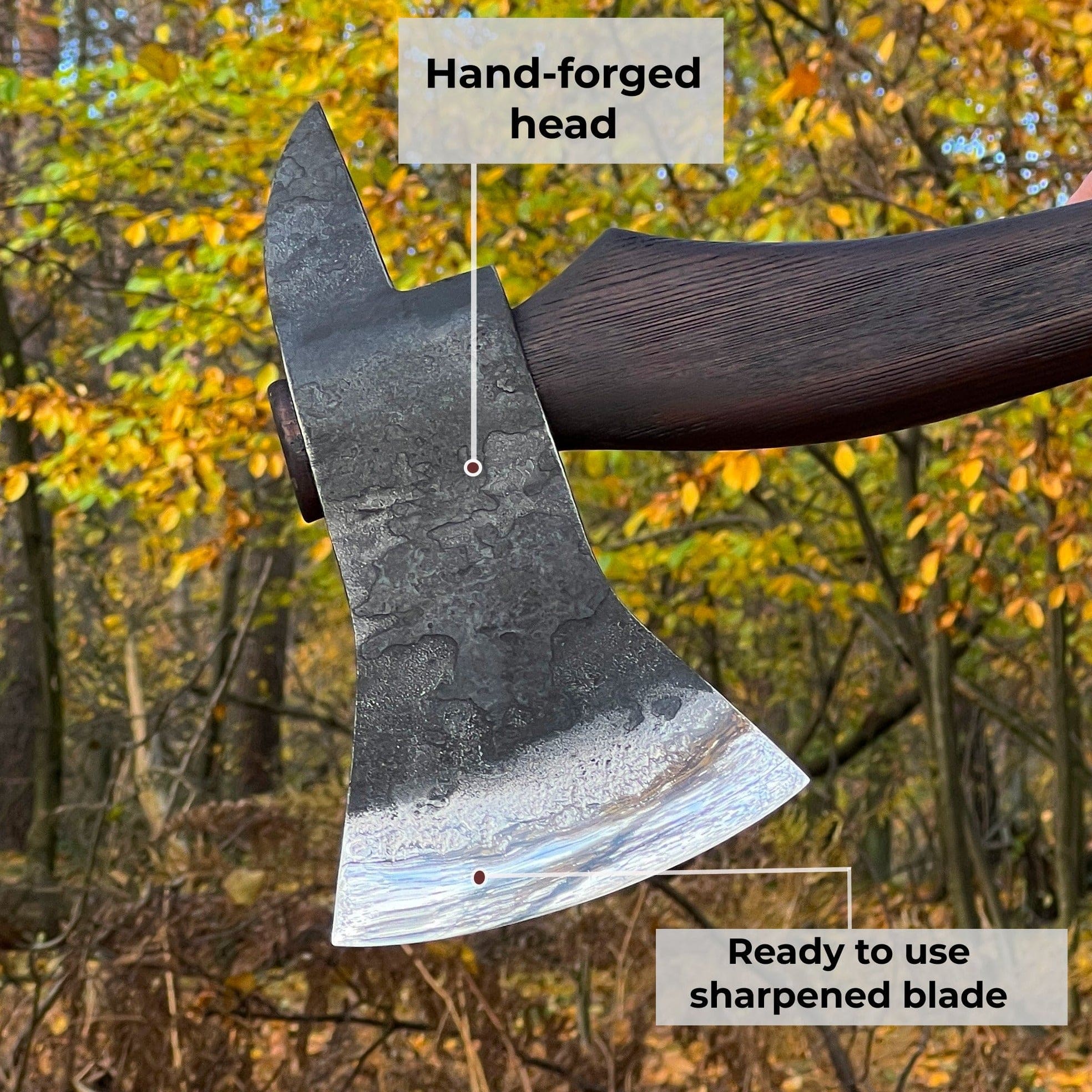 Hand Forged Fireman’s Axe - Norse Spirit