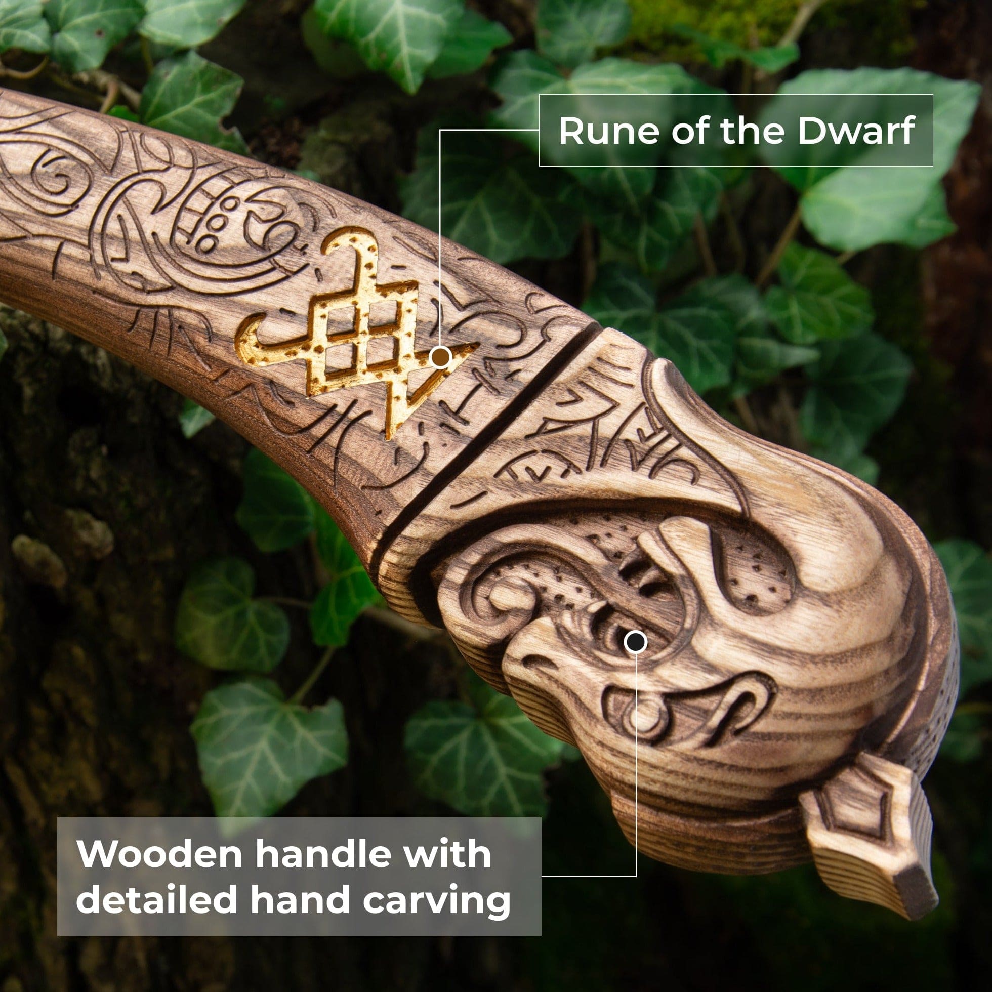 Hand Forged Ragnarok Axe - Norse Spirit
