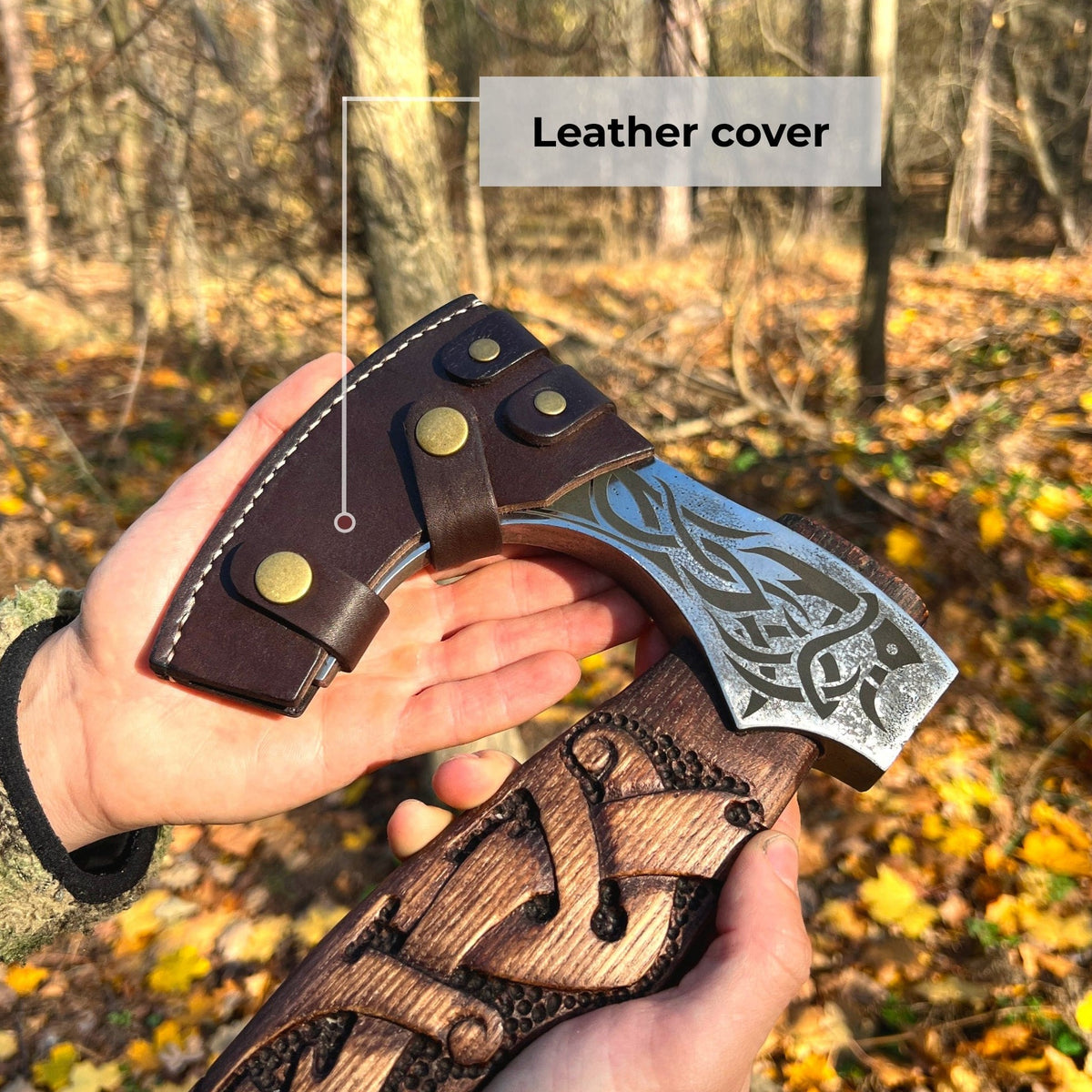 Hand Forged Ulfhednar Warrior Axe