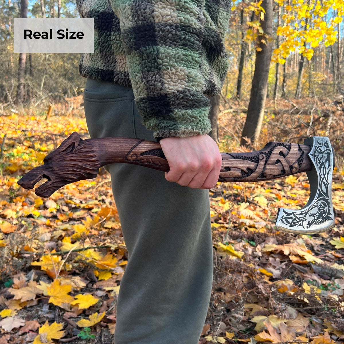 Hand Forged Ulfhednar Warrior Axe