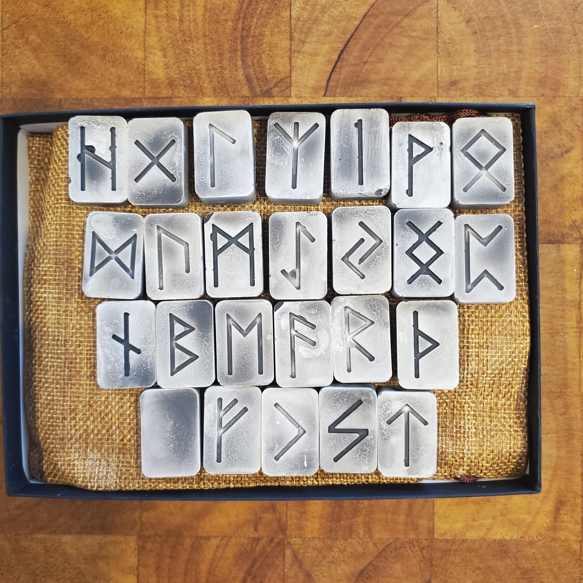 Futhark Rune Set Handmade Elder Futhark Rune Presentation Set - Norse Spirit