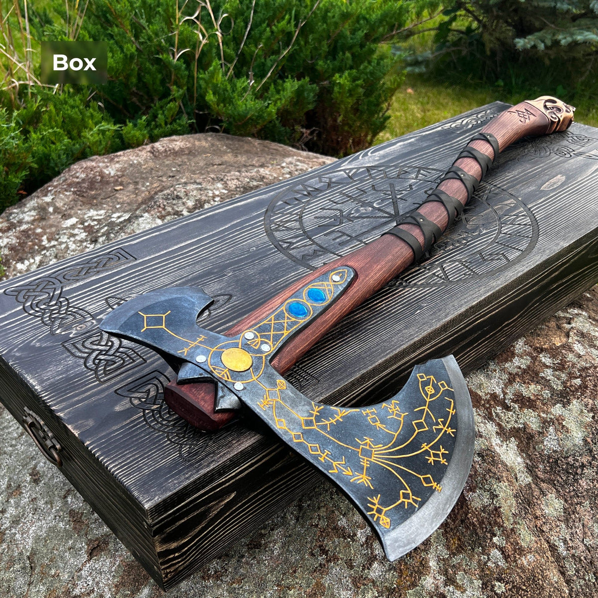 Leviathan Axe with Leather Wrap