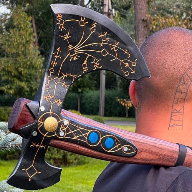 Leviathan Axe with Leather Wrap