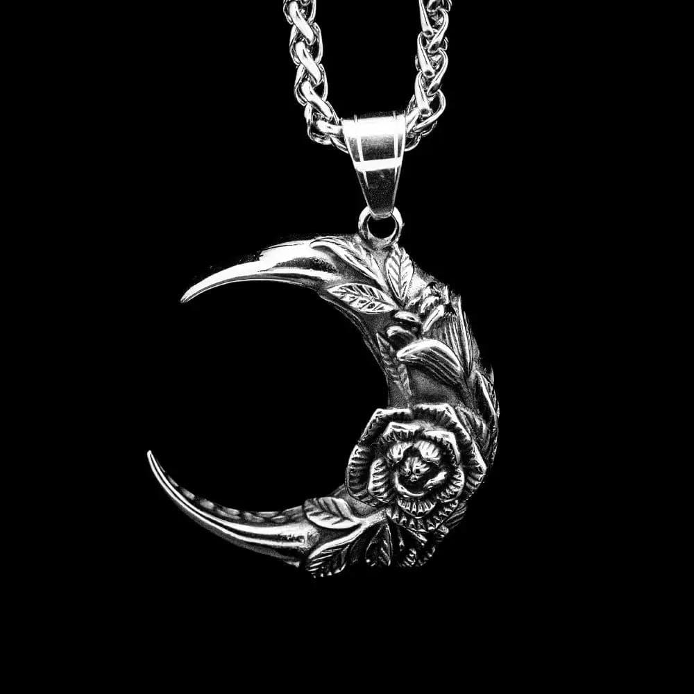 Moon Rose Necklace - Necklace