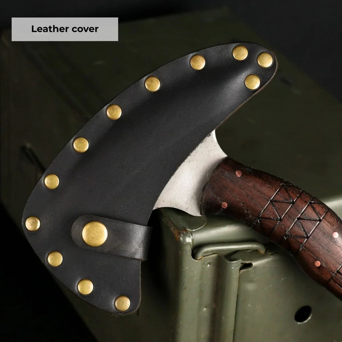 Nanook Tomahawk With Carved Handle