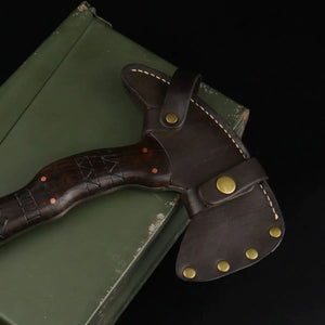 Ogun Tomahawk With Carved Handle