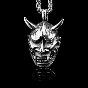 Oni Mask Necklace - Necklace