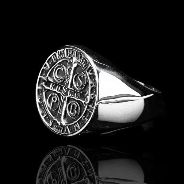 Saint Benedict CSSML Ring - Norse Spirit