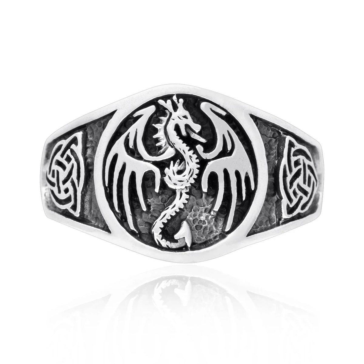 Silver Dragon Ring