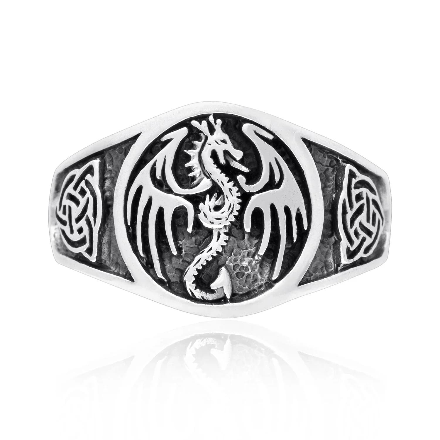 Silver Dragon Ring