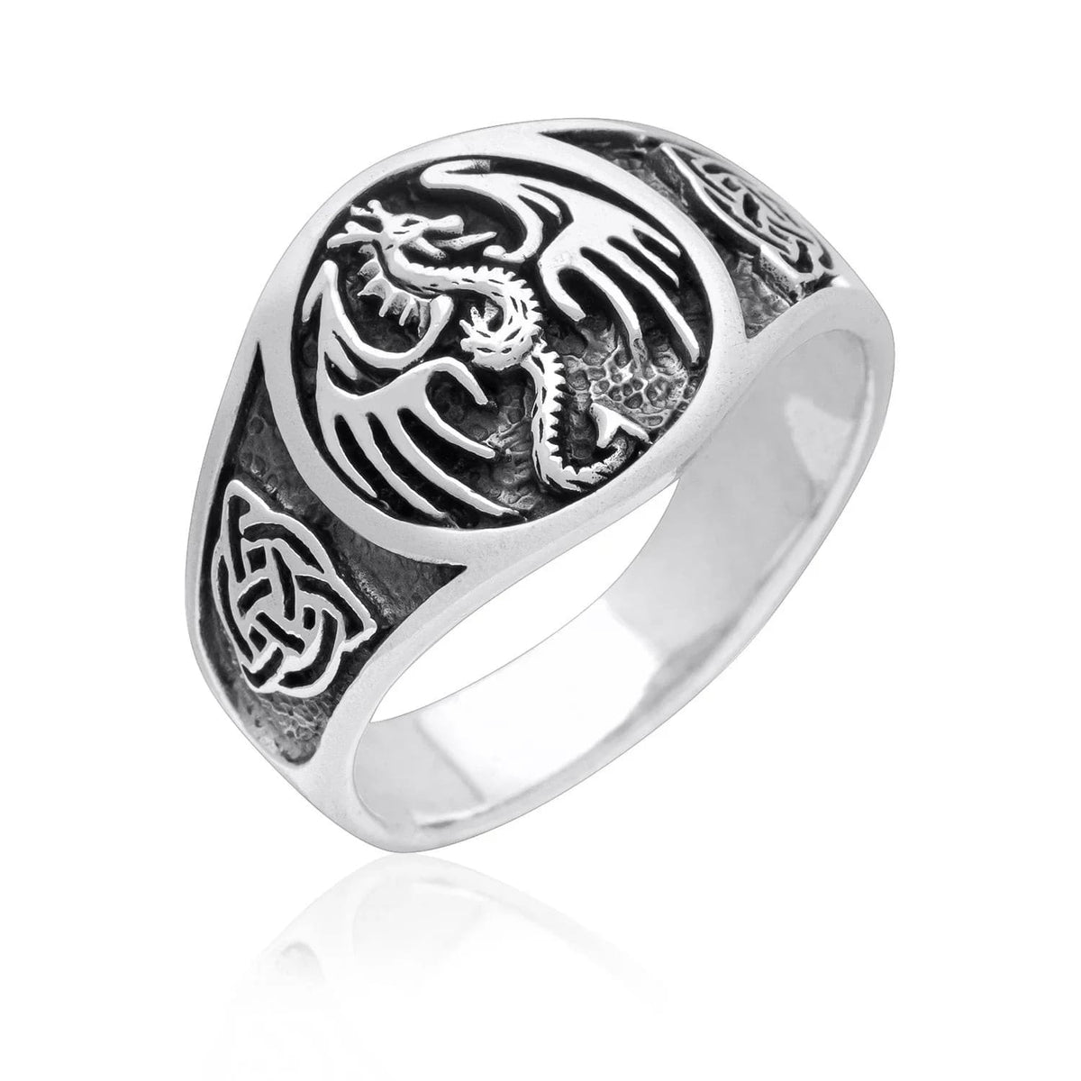 Silver Dragon Ring