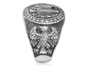 Silver Eagle Ring