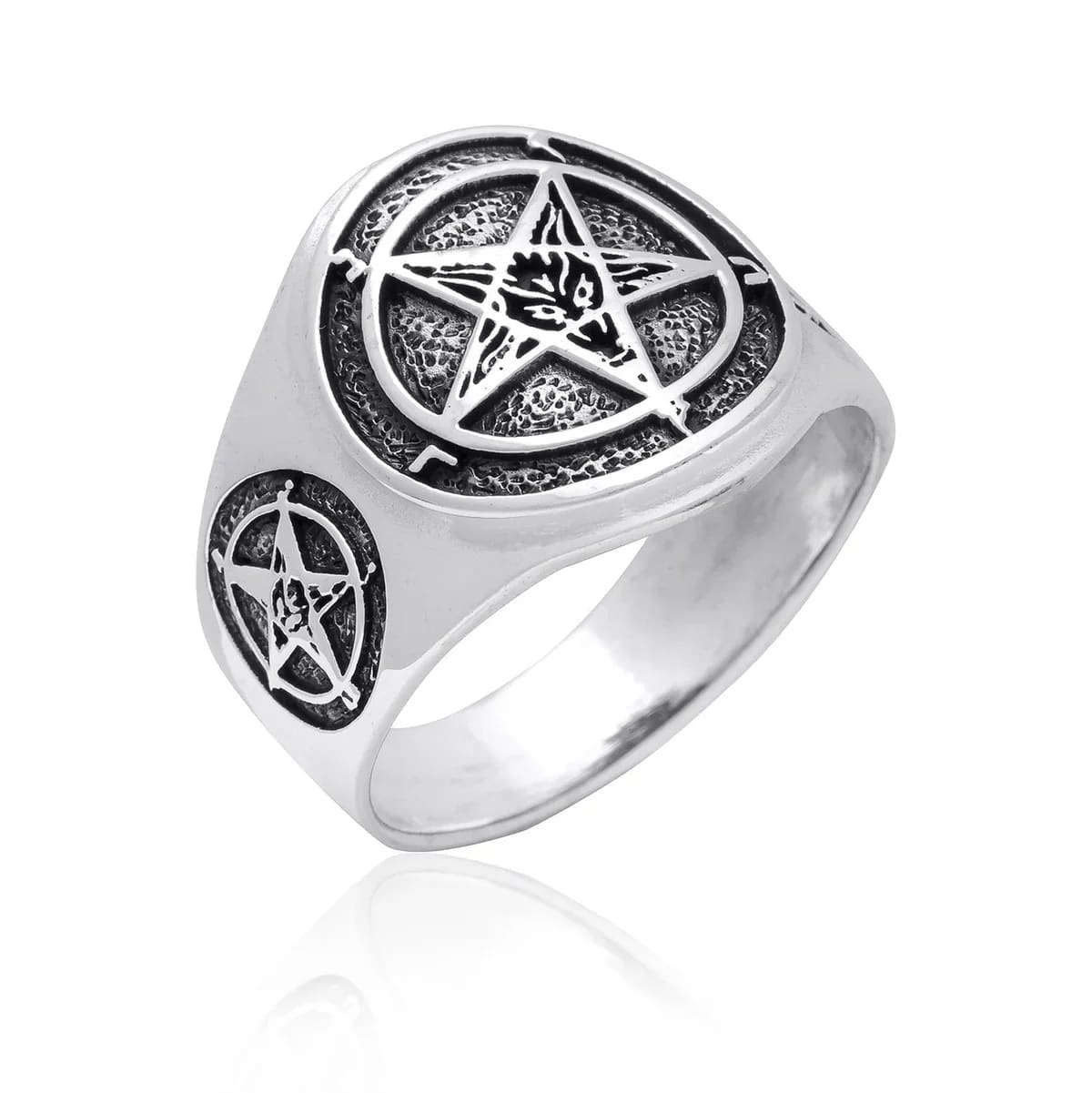 Silver Sigil of Baphomet Ring