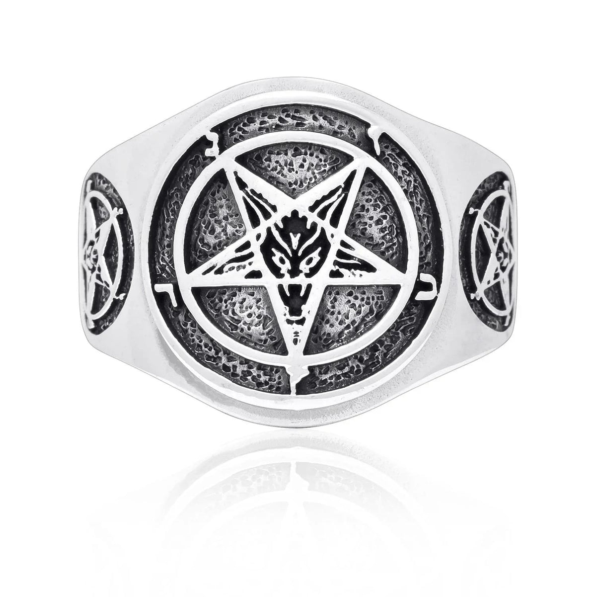 Silver Sigil of Baphomet Ring