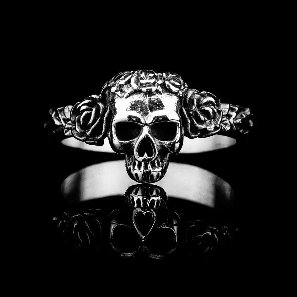 Skull and Roses Ring - Ring