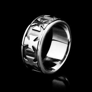 Steel Cross Ring - Ring