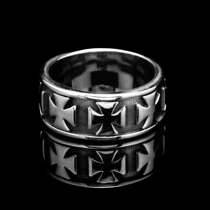 Steel Cross Ring - Ring