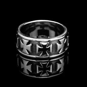 Steel Cross Ring - Ring