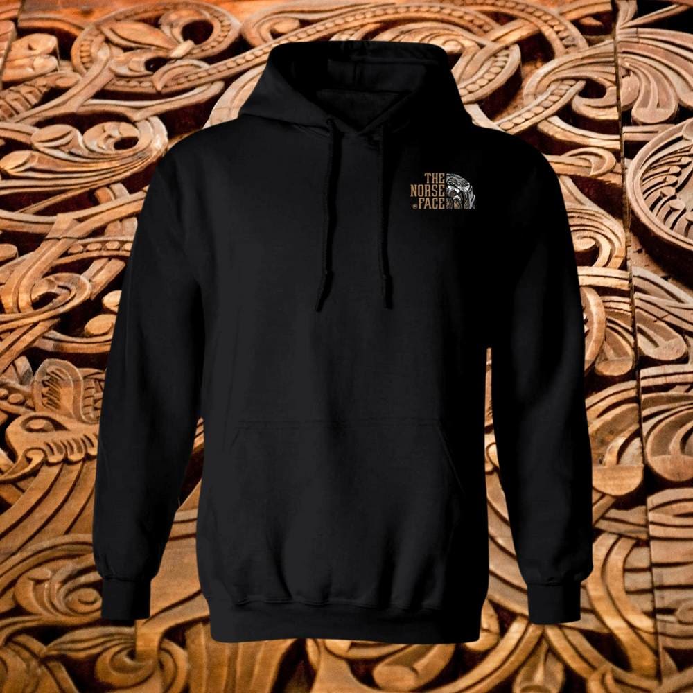 Black and orange discount north face hoodie