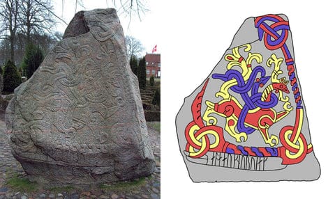 Jelling Stone - Viking Art