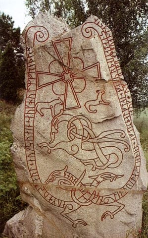 urnes style runestone