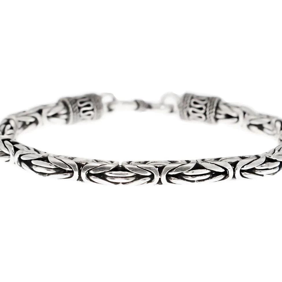 925 Sterling Silver Byzantine bracelet