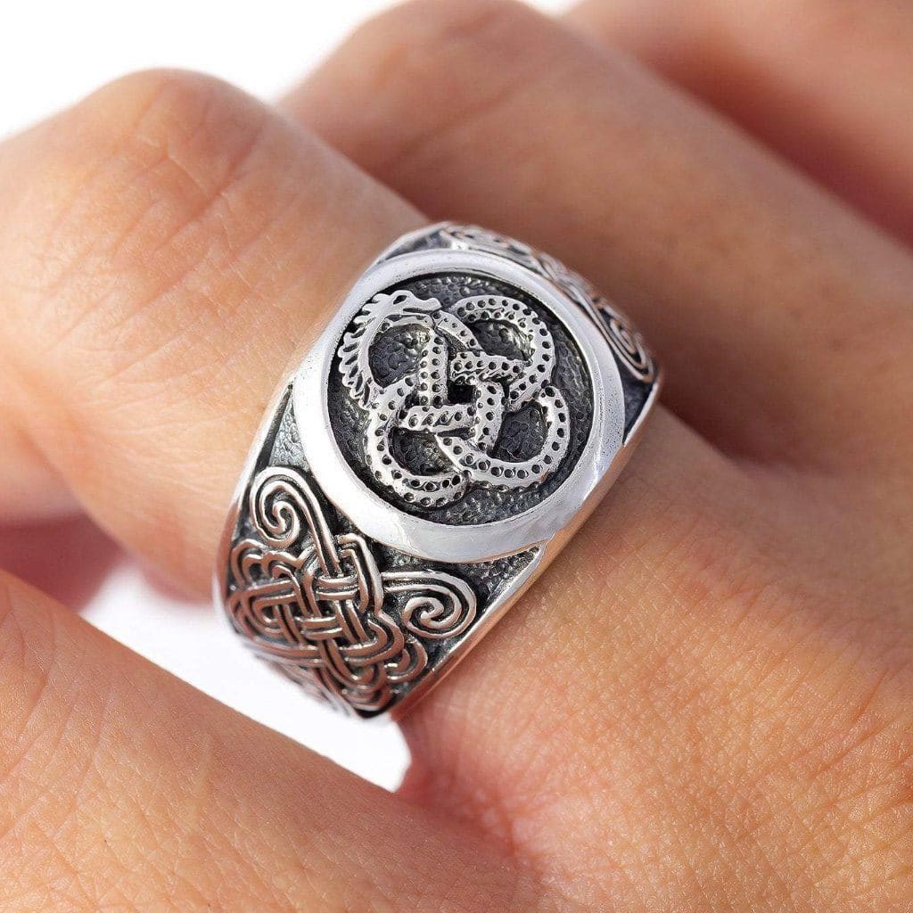 Jormungand Serpent Viking Ring