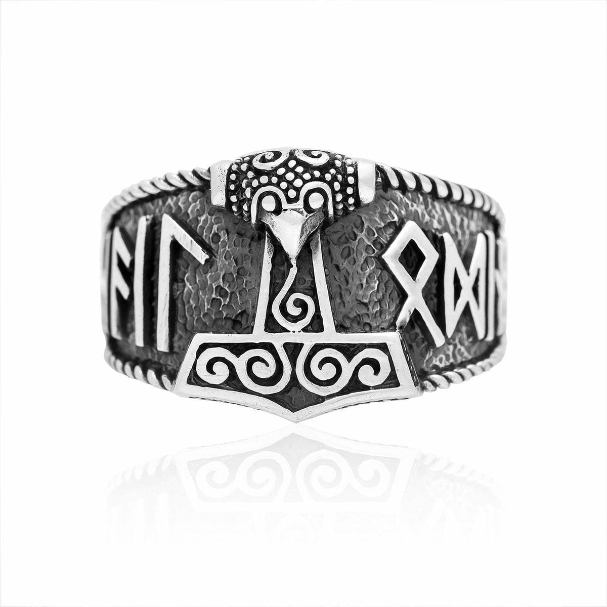 Silver Mjolnir Ring