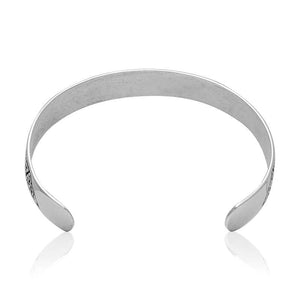 925 Sterling Silver Triquetra Bracelet-Viking Bracelet-Norse Spirit