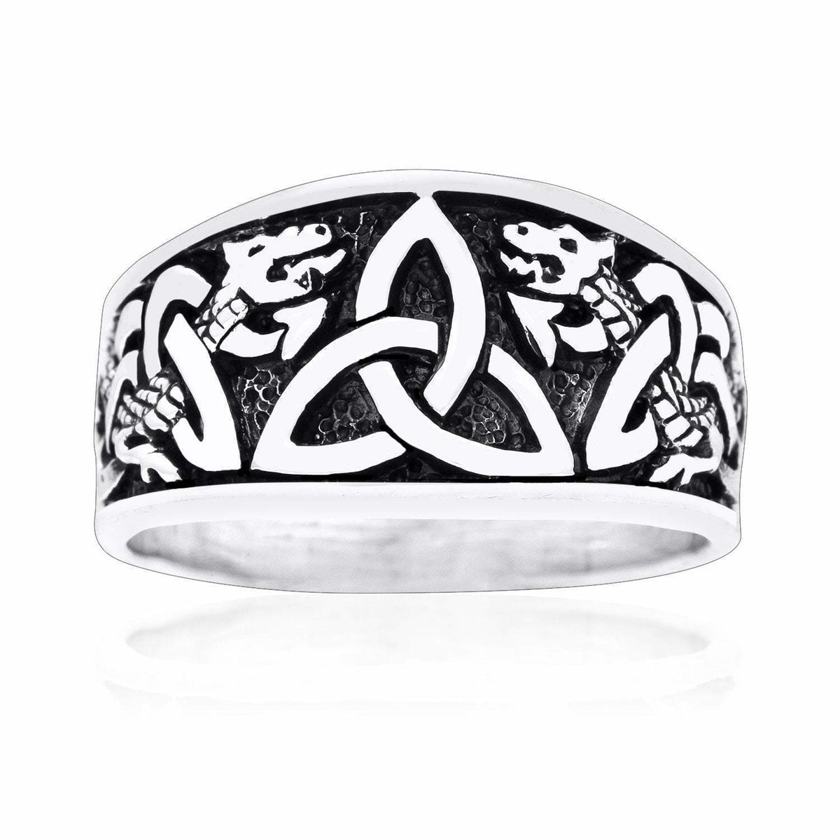 Silver Triquetra Ring