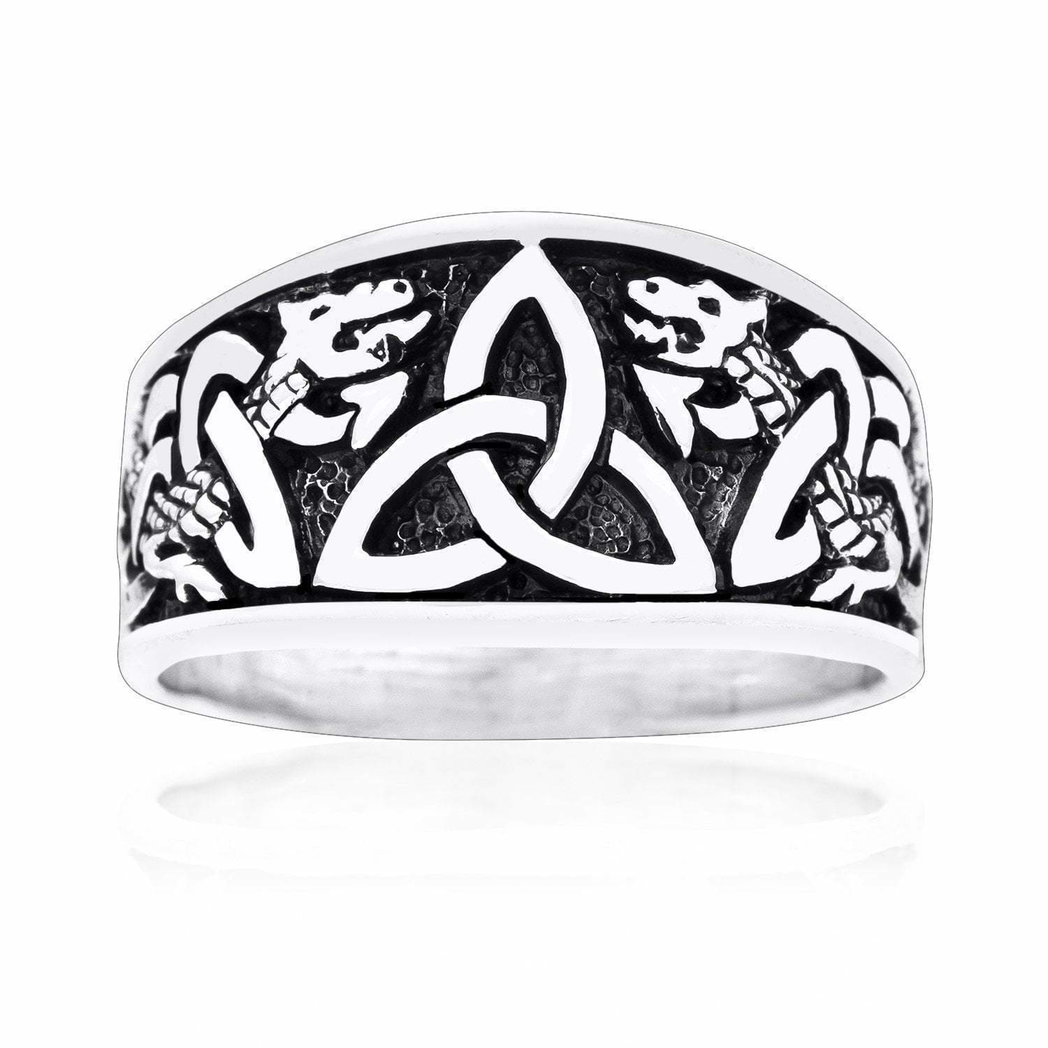 Silver Triquetra Ring