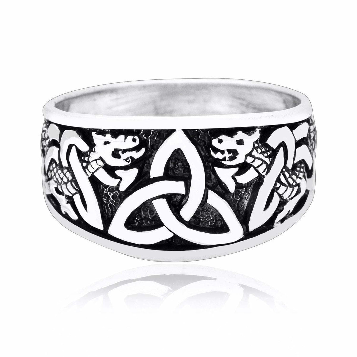 Silver Triquetra Ring