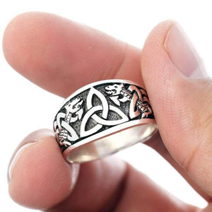 Silver Triquetra Ring