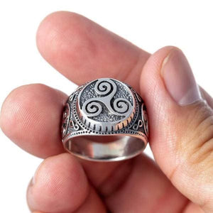 Triskelion Viking Ring