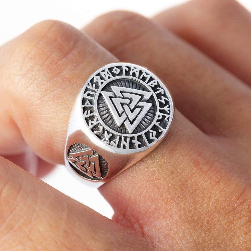 Valknut Viking Ring