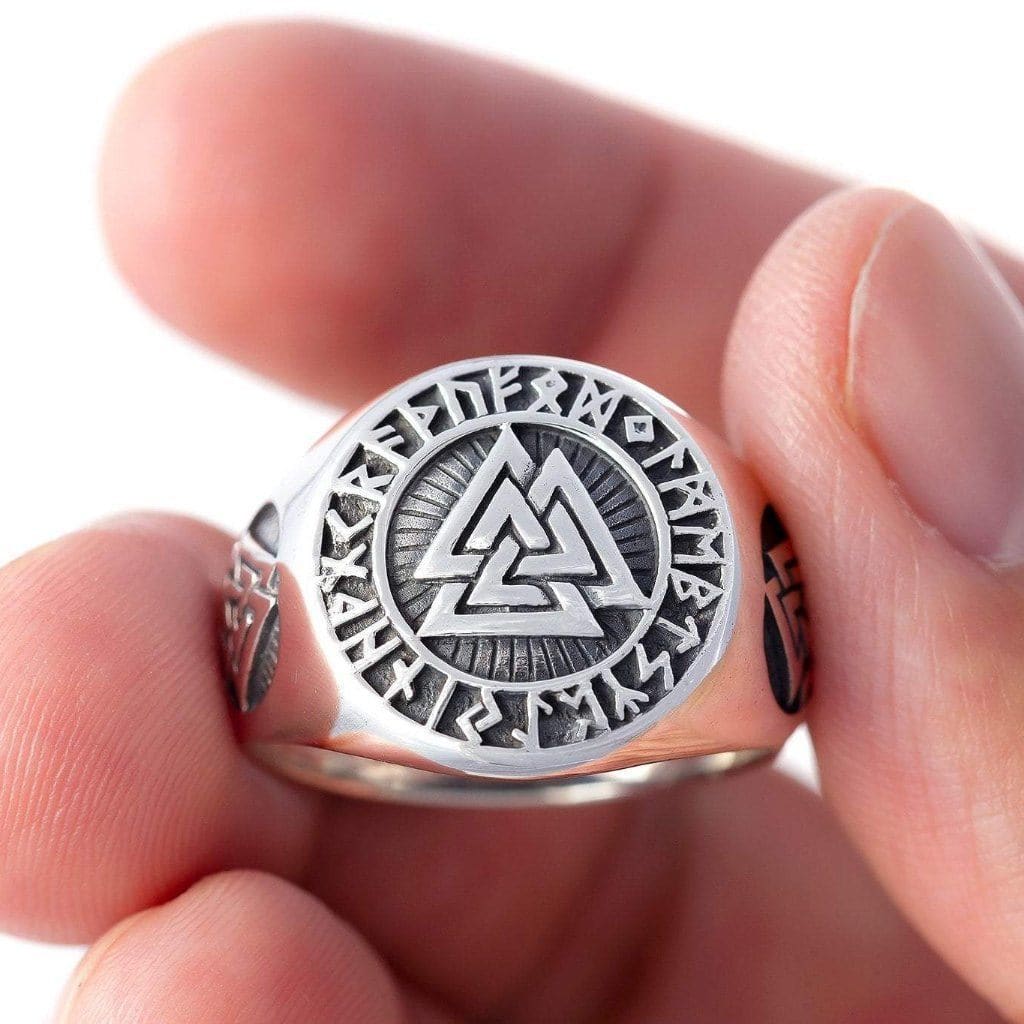 Valknut Viking Ring