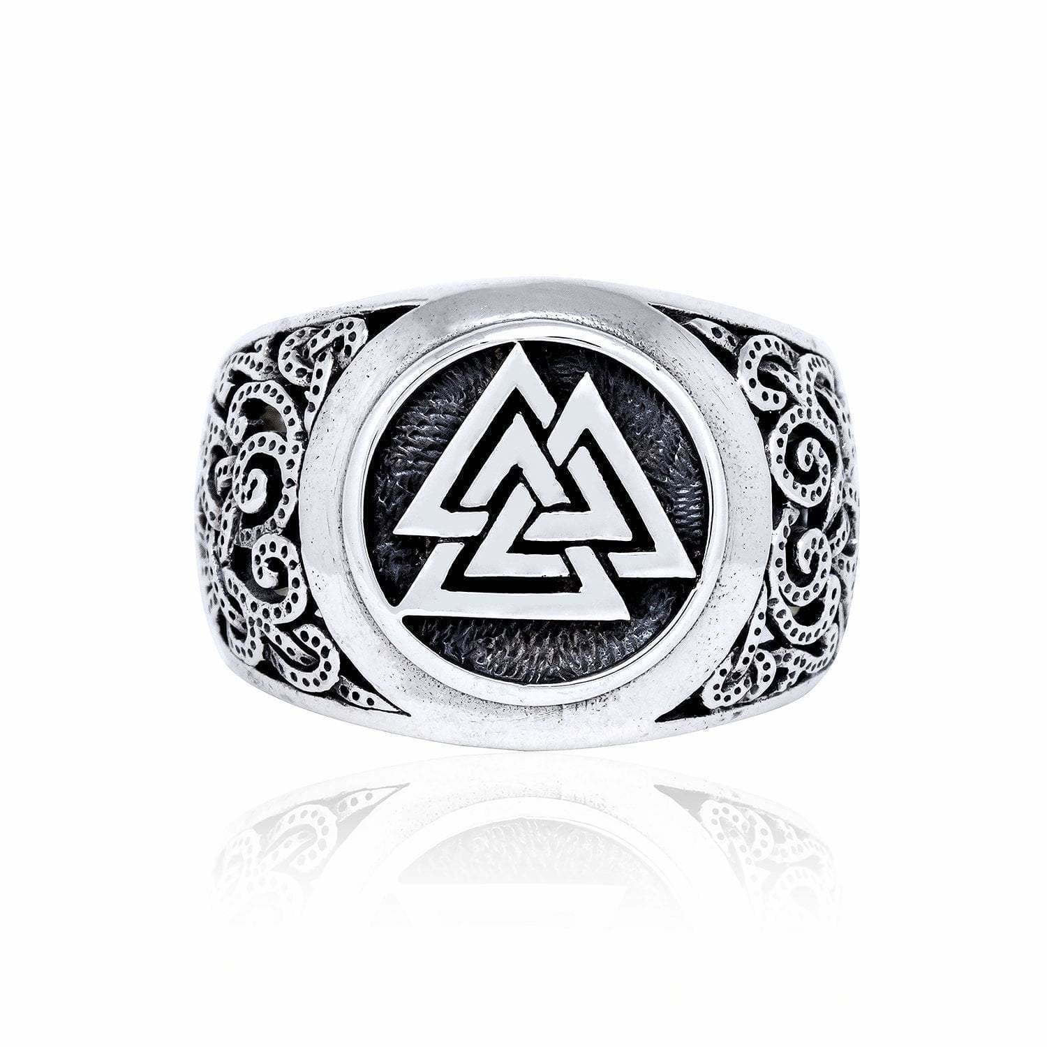 925 Silver Viking Ring in Mammen Style