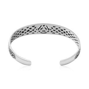925 Sterling Silver Valknut Shieldmaiden Bracelet-Viking Bracelet-Norse Spirit